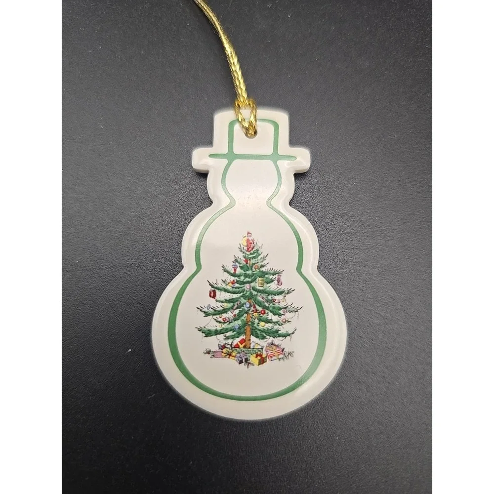 Spode Christmas Tree Ornament‎ Snowman